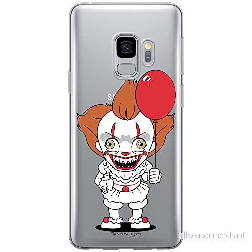 ERT GROUP mobiltelefonfodral för Samsung S9 originalt och officiellt licensierat Horror mönster It 006 optimalt anpassad till formen på mobiltelefonen, gedeeltelijk transparant 5905131957344