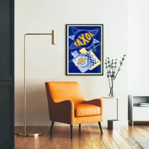 Vintageposter Taxol - Retro apoteksväggdekoration - Bild 2