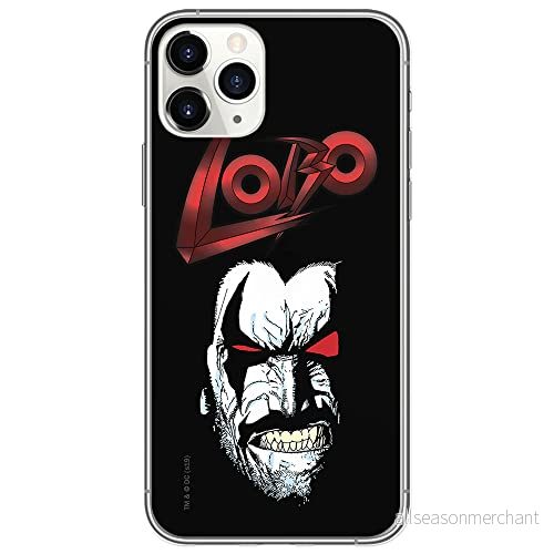 ERT GROUP mobiltelefonfodral för Apple Iphone 11 originalt och officiellt licensierat DC mönster Lobo 005 Vit optimalt anpassad till formen på mobiltelefonen, fodral tillverkad av TPU plast 5902980825770