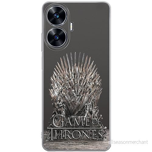 ERT GROUP mobiltelefonfodral för Realme C55 originalt och officiellt licensierat Game of Thrones mönster 017 optimalt anpassad till formen på mobiltelefonen, fodral tillverkad av TPU plast 5905511864347