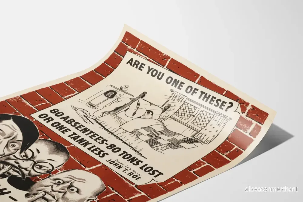 Vintage propagandaposter ‘Är du en av dessa?’,"Affiche - Bild 3