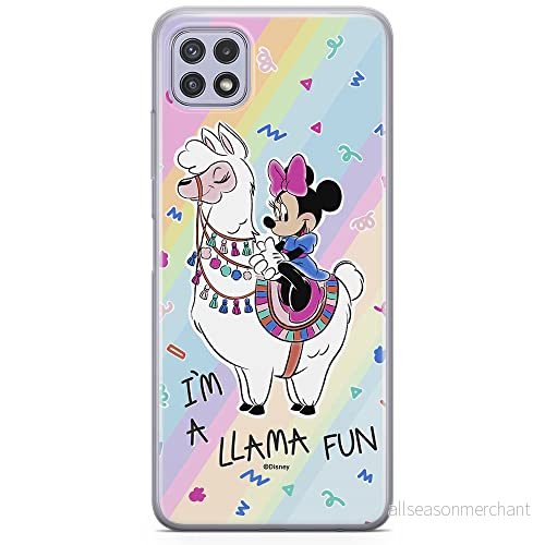 ERT GROUP mobiltelefonfodral för Samsung A22 5G originalt och officiellt licensierat Disney mönster Minnie 049 optimalt anpassad till formen på mobiltelefonen, fodral tillverkad av TPU plast 5903932825084