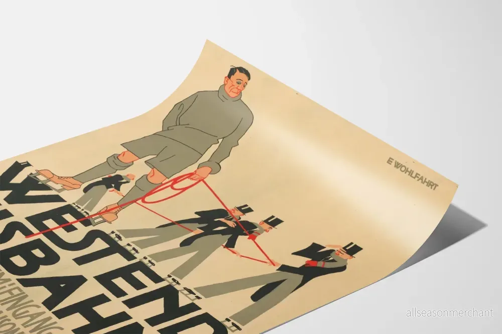 Vintageposter Westend Eisbahn - Skridskoåkning vid Kaiserdamm - Bild 3