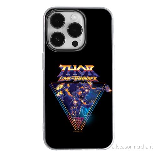 ERT GROUP mobiltelefonfodral för Apple Iphone 14 PRO MAX originalt och officiellt licensierat Marvel mönster Thor 003 optimalt anpassad till formen på mobiltelefonen, fodral tillverkad av TPU plast 5905131931399