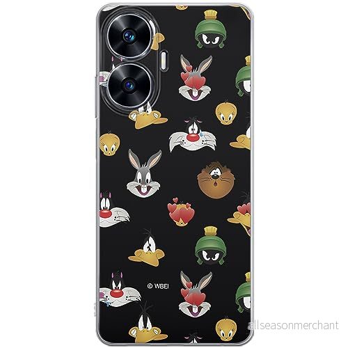ERT GROUP mobiltelefonfodral för Realme C55 originalt och officiellt licensierat Looney Tunes mönster 007 optimalt anpassad till formen på mobiltelefonen, fodral tillverkad av TPU plast 5905511861919