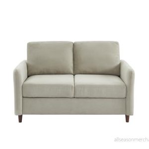 BAÏTA Lucien 2-sits fast rak soffa i grått tyg 3584179081871 BAÏTA Lucien 2-sits fast rak soffa i grått tyg 3584179081871