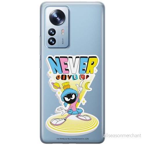 ERT GROUP mobiltelefonfodral för Xiaomi 12 PRO originalt och officiellt licensierat Looney Tunes mönster Marvin 005 optimalt anpassad till formen på mobiltelefonen, gedeeltelijk transparant 5905795128845
