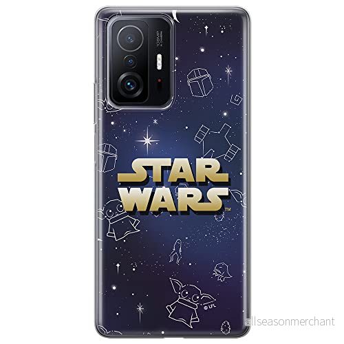 ERT GROUP mobiltelefonfodral för Xiaomi 11T 5G / PRO originalt och officiellt licensierat Star Wars mönster Baby Yoda 022 anpassad till formen på mobiltelefonen, fodral tillverkad av TPU plast 5904805560170