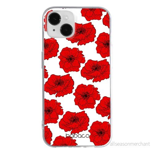 ERT GROUP mobiltelefonfodral för Apple Iphone 14 originalt och officiellt licensierat Babaco mönster Flowers 018 optimalt anpassad till formen på mobiltelefonen, fodral tillverkad av TPU plast 5905131880840
