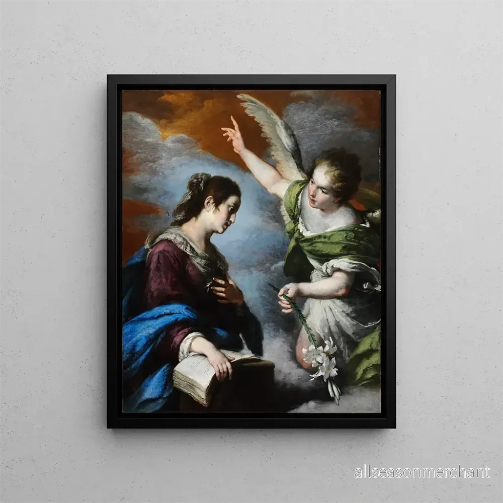 Målning L’Annonciation – Bernardo Strozzi | Konsttryck