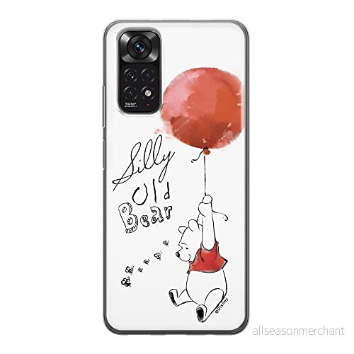 ERT GROUP mobiltelefonfodral för Xiaomi REDMI NOTE 11S 4G / 11 originalt och officiellt licensierat Disney mönster Winnie the Pooh & Friends 002, fodral tillverkad av TPU plast 5905511558475