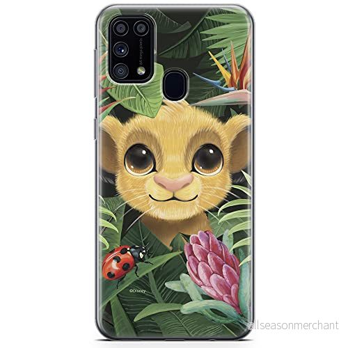 ERT GROUP mobiltelefonfodral för Samsung M31 originalt och officiellt licensierat Disney mönster Simba & Friends 002 optimalt anpassad till formen på mobiltelefonen, fodral tillverkad av TPU plast 5904805476877