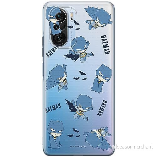 ERT GROUP mobiltelefonfodral för Xiaomi MI 11i/ REDMI K40/K40 PRO/POCO F3/ F3 PRO originalt och officiellt licensierat DC mönster Batman 076, gedeeltelijk transparant 5905511889548