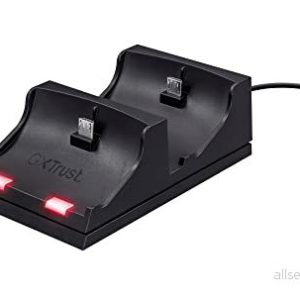 Trust Gaming 21681 GXT 235 dubbel Playstation 4 laddningsstation svart 8713439216813