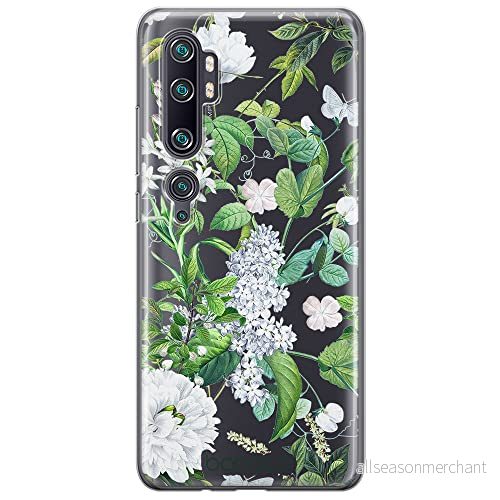 ERT GROUP mobiltelefonfodral för Xiaomi MI NOTE 10 / PRO originalt och officiellt licensierat Babaco mönster Flowers 038 anpassad till formen på mobiltelefonen, gedeeltelijk transparant 5905131302052