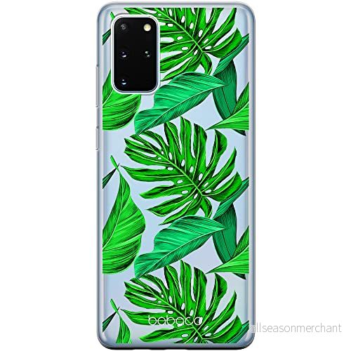 ERT GROUP mobiltelefonfodral för Samsung S20 PLUS / S11 originalt och officiellt licensierat Babaco mönster Plants 006 Vit optimalt anpassad till formen på mobiltelefonen, gedeeltelijk transparant 5903537935874