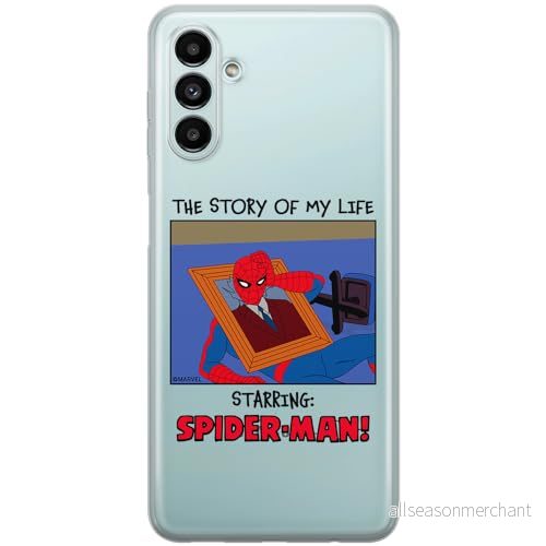 ERT GROUP mobiltelefonfodral för Samsung A13 5G/ A04s originalt och officiellt licensierat Marvel mönster Spider Man 036 optimalt anpassad till formen på mobiltelefonen, gedeeltelijk transparant 5905795012243