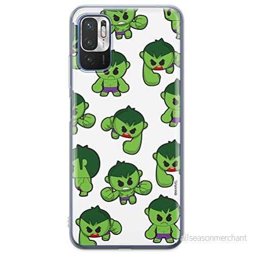 ERT GROUP mobiel telefoonhoesje voor Xiaomi REDMI NOTE 10 5G / POCO M3 PRO origineel en officieel erkend Marvel patroon Hulk 006, hoesje is gemaakt van TPU 5904805241901