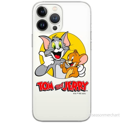 ERT GROUP mobiltelefonfodral för Samsung S20 PLUS / S11 originalt och officiellt licensierat Tom and Jerry mönster 013 Vit optimalt anpassad till formen på mobiltelefonen, gedeeltelijk transparant 5904805276217