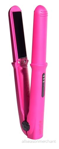Beter Mini GRWM trådlös hårplattång, kompakt storlek för resor, USB laddning, justerbar temperatur upp till 200 C kabel medföljer rosa 8412122038007