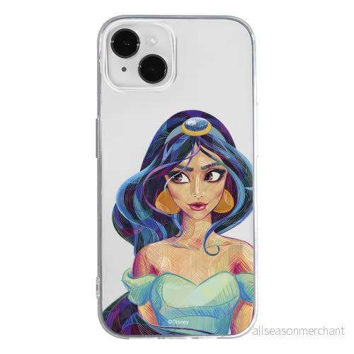ERT GROUP mobiltelefonfodral för Apple Iphone 14 originalt och officiellt licensierat Disney mönster Jasmine 002 optimalt anpassad till formen på mobiltelefonen, gedeeltelijk transparant 5905131889843