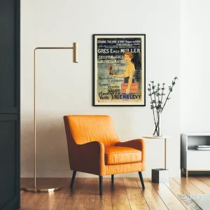 Vintage väggdekorationsposter Stor Tuilerie d'Ivry - Bild 2