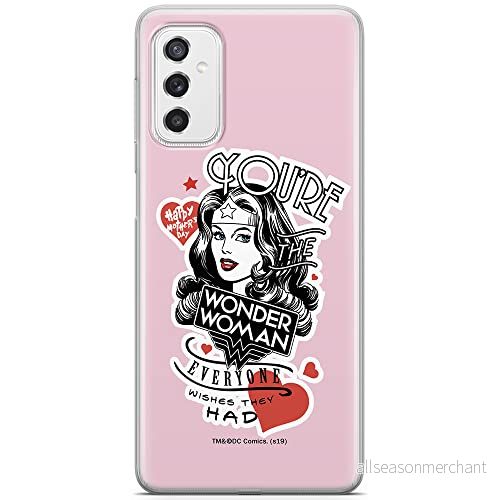 ERT GROUP mobiltelefonfodral för Samsung M52 5G originalt och officiellt licensierat DC mönster Wonder Woman 014 optimalt anpassad till formen på mobiltelefonen, fodral tillverkad av TPU plast 5904805496905