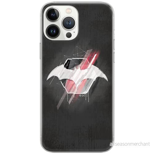 ERT GROUP mobiltelefonfodral för Apple Iphone 5/5S/SE originalt och officiellt licensierat DC mönster Batman 002 Vit optimalt anpassad till formen på mobiltelefonen, fodral tillverkad av TPU plast 5903040804438