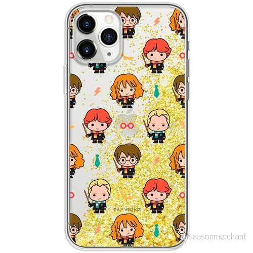 ERT GROUP mobiltelefonfodral för Apple Iphone 11 PRO MAX originalt och officiellt licensierat Harry Potter mönster 245, med glitter overflow effekt 5905131710666