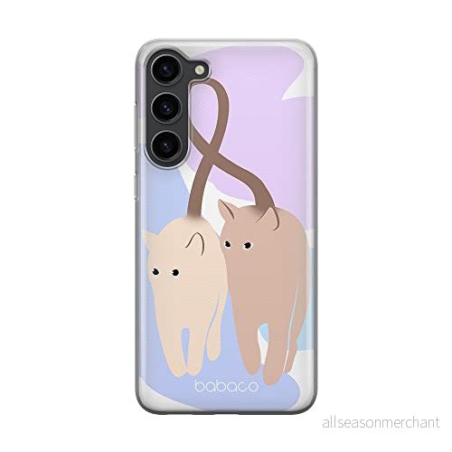 ERT GROUP mobiltelefonfodral för Samsung S23 originalt och officiellt licensierat Babaco mönster Cats 013 optimalt anpassad till formen på mobiltelefonen, fodral tillverkad av TPU plast 5905511428556