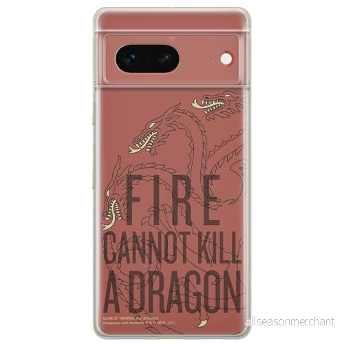 ERT GROUP mobiltelefonfodral för Google PIXEL 7 originalt och officiellt licensierat Game of Thrones mönster 015 optimalt anpassad till formen på mobiltelefonen, fodral tillverkad av TPU plast 5905795159108