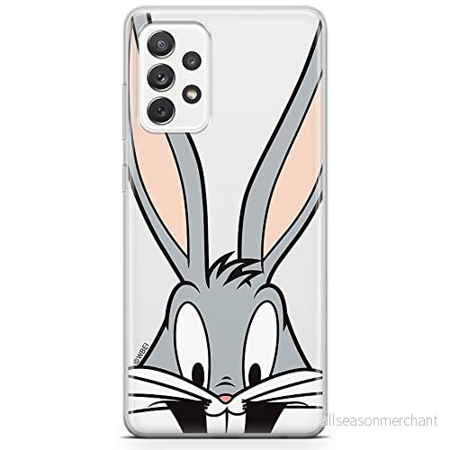 ERT GROUP mobiltelefonfodral för Samsung A73 5G originalt och officiellt licensierat Looney Tunes mönster Bugs 001 optimalt anpassad till formen på mobiltelefonen, gedeeltelijk transparant 5904805515101