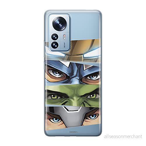 ERT GROUP mobiltelefonfodral för Xiaomi MI 12 PRO originalt och officiellt licensierat Marvel mönster Avengers 006 optimalt anpassad till formen på mobiltelefonen, gedeeltelijk transparant 5905511515645