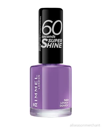Rimmel London 60 Seconds Super Shine 560 Lovey Dovey, 8 ml (0.25 fl.oz) 3614220617145
