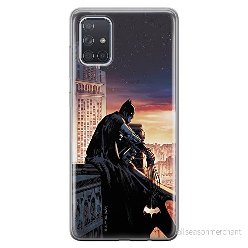 ERT GROUP mobiltelefonfodral för Samsung A71 originalt och officiellt licensierat DC mönster Batman 060 optimalt anpassad till formen på mobiltelefonen, fodral tillverkad av TPU plast 5905131531780