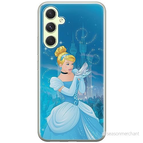 ERT GROUP mobiltelefonfodral för Samsung A54 5G originalt och officiellt licensierat Disney mönster Cindrella 001 optimalt anpassad till formen på mobiltelefonen, fodral tillverkad av TPU plast 5905511812829