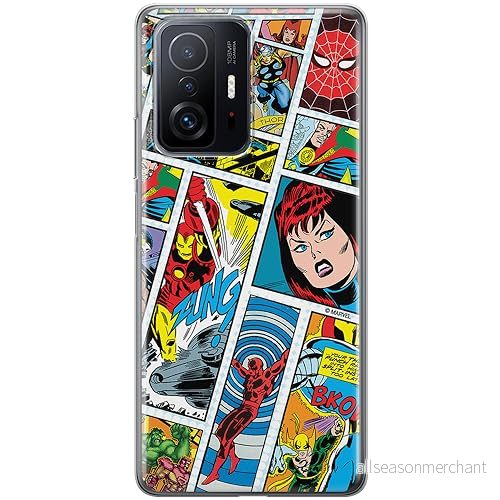 ERT GROUP mobiltelefonfodral för Xiaomi 11T 5G / PRO originalt och officiellt licensierat Marvel mönster Avengers 034 anpassad till formen på mobiltelefonen, fodral tillverkad av TPU plast 5905511767228