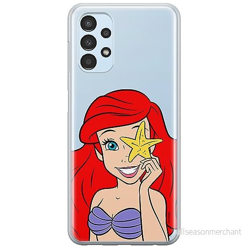 ERT GROUP mobiltelefonfodral för Samsung A13 4G originalt och officiellt licensierat Disney mönster Ariel 009 optimalt anpassad till formen på mobiltelefonen, gedeeltelijk transparant 5905795046033