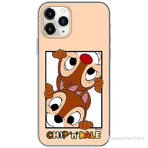 ERT GROUP mobiltelefonfodral för Iphone 11 PRO originalt och officiellt licensierat Disney mönster Chip & Dale 005 optimalt anpassad till formen på mobiltelefonen, fodral tillverkad av TPU plast 5905795022389