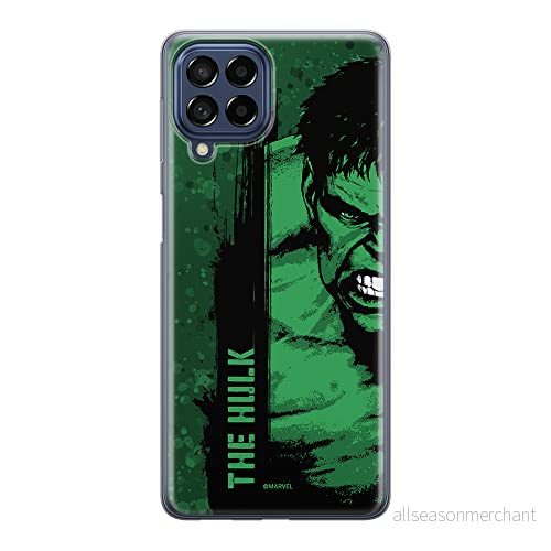 ERT GROUP mobiltelefonfodral för Samsung M33 5G originalt och officiellt licensierat Marvel mönster Hulk 001 optimalt anpassad till formen på mobiltelefonen, fodral tillverkad av TPU plast 5905511342166