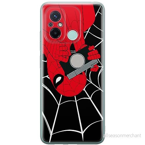 ERT GROUP mobiltelefonfodral för Xiaomi REDMI 12C/ 11A originalt och officiellt licensierat Marvel mönster Spider Man 027 anpassad till formen på mobiltelefonen, fodral tillverkad av TPU plast 5905795004811