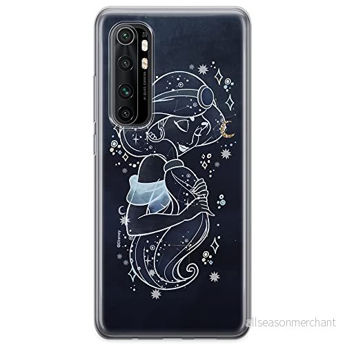 ERT GROUP mobiltelefonfodral för Xiaomi MI NOTE 10 Lite originalt och officiellt licensierat Disney mönster Jasmine 008 optimalt anpassad till formen på mobiltelefonen, fodral tillverkad av TPU plast 5904805591198
