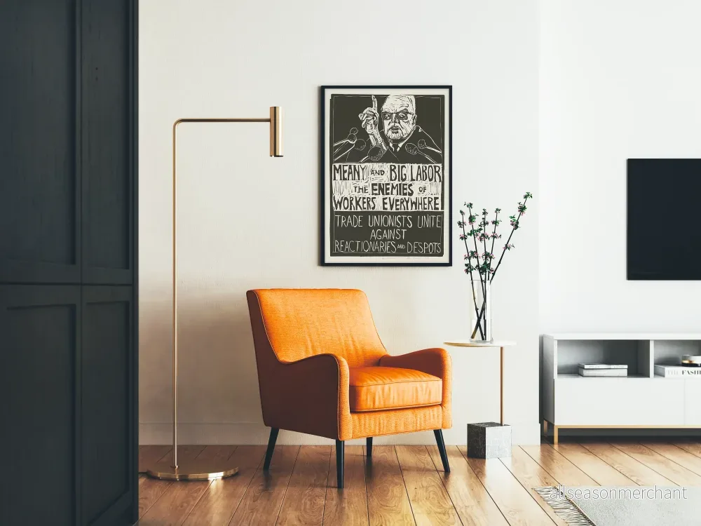 Vintage politisk poster för väggdekoration för arbetare - Bild 2