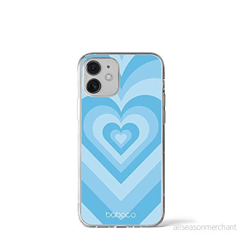 ERT GROUP mobiltelefonfodral för Iphone 12 Mini originalt och officiellt licensierat Babaco mönster Hearts 007 optimalt anpassad till formen på mobiltelefonen, fodral tillverkad av TPU plast 5904805687822