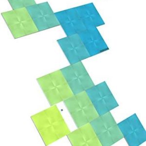 Nanoleaf Canvas Starter Kit, 17 Light Squares, Smart LED RGBW Wall Lights – Modular Wi-Fi Colour Changing Mood Panels, Works with Alexa Google Assistant Apple Homekit, for Room Decor & Gaming 628110858375
