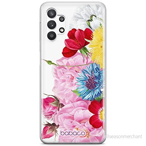 ERT GROUP mobiltelefonfodral för Samsung A32 5G originalt och officiellt licensierat Babaco mönster Flowers 056 optimalt anpassad till formen på mobiltelefonen, fodral tillverkad av TPU plast 5905131359407
