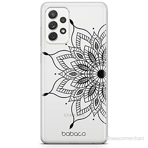 ERT GROUP mobiltelefonfodral för Samsung A73 5G originalt och officiellt licensierat Babaco mönster Mandalas 004 Vit optimalt anpassad till formen på mobiltelefonen, gedeeltelijk transparant 5904805830198