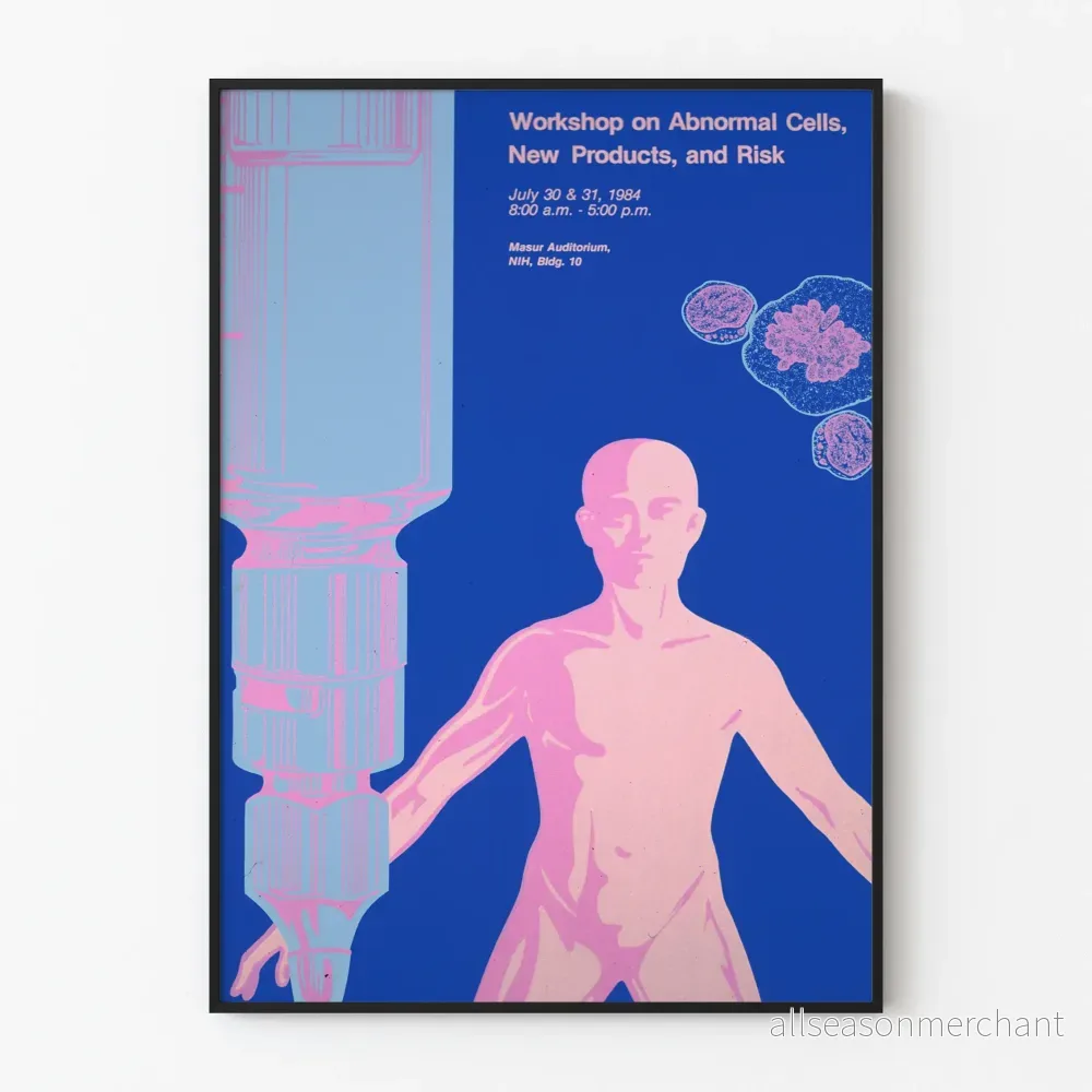 Vintageposter Workshop on Abnormal Cells – Vetenskaplig väggdekoration Vintageposter Workshop on Abnormal Cells – Vetenskaplig väggdekoration