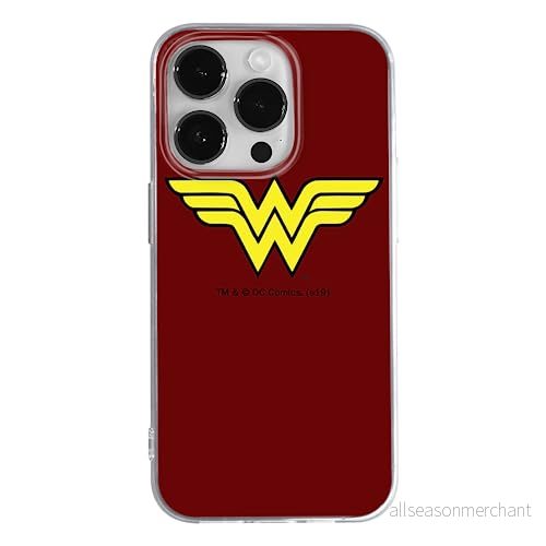 ERT GROUP mobiltelefonfodral för Apple Iphone 14 PRO MAX originalt och officiellt licensierat DC mönster Wonder Woman 005 anpassad till formen på mobiltelefonen, fodral tillverkad av TPU plast 5905131931610