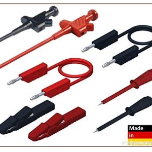 VELLEMAN HMSET2 Hirschmann säkerhetsmätledningsset PMS 4 med testspetsar, mätledningar, lamellplugg mm, svart/röd 142921 4250260200122 VELLEMAN HMSET2 Hirschmann säkerhetsmätledningsset PMS 4 med testspetsar, mätledningar, lamellplugg mm, svart/röd 142921 4250260200122